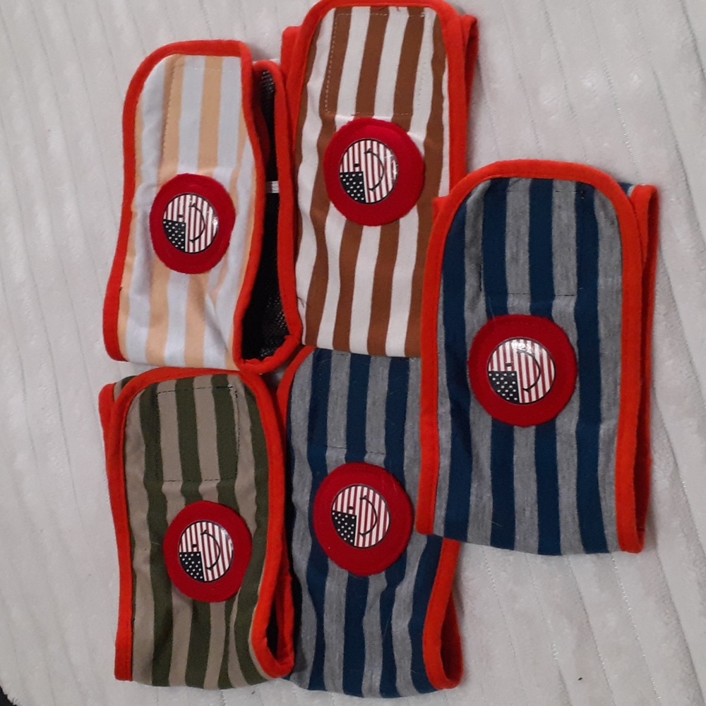 🌻5 for $10 bundle of 5 male dog wraps